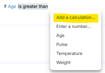 Numeric Calculation