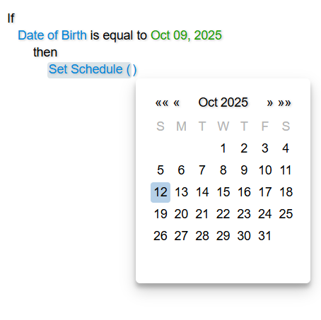 Date picker