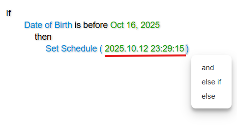 Date picker